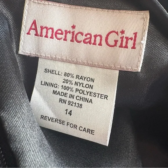 American Girl Starry Night Dress Like Your Doll Dress Size Girls 14 - Picture 6 of 7